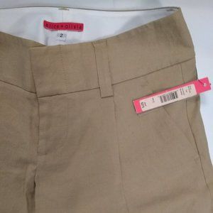 WOMEN--LUXURY DRESS SLACKS-- TAN-- SIZE 2--